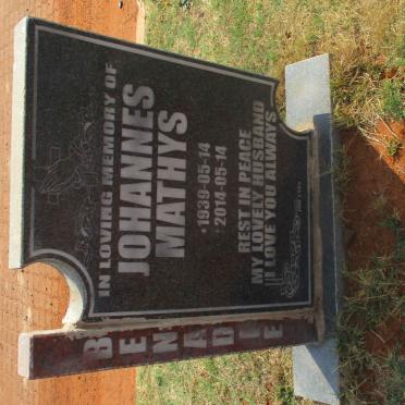 BENADIE Johannes Mathys 1939-2014
