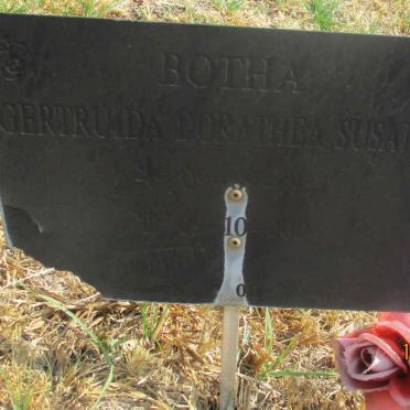 BOTHA Gertruida Dorathea Susanna