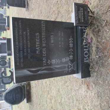 BOUWER Matheus van der Westhuizen 1923–2003 &amp; Anna Magdalena 1927–2013 #1