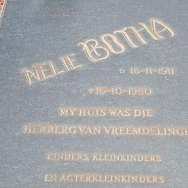 BOTHA Nelie 1911-1980