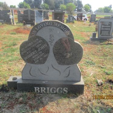 BRIGGS Robert John 1950-2013