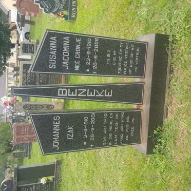 BENEKE Johannes Izak 1910-2001 &amp; Susanna Jacomina CRONJE 1910-2006