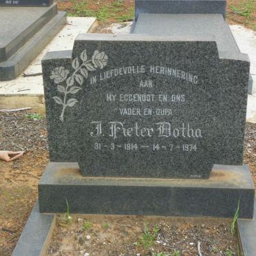 BOTHA J. Pieter 1914-1974