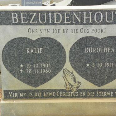 BEZUIDENHOUT Kalie 1903-1980 &amp; Dorothea 1911-