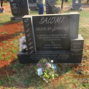 CILLIERS Salomina Johanna 1924-2011 :: DE NOBREGA Salomi 1946-2014