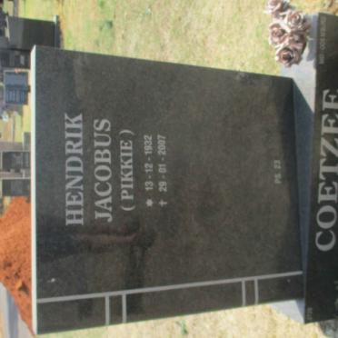 COETZEE Hendrik Jacobus 1932-2007