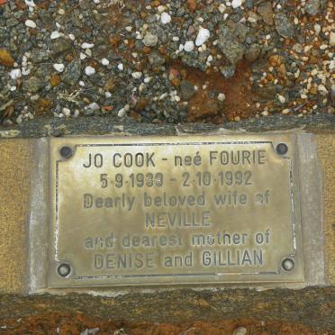 COOK Jo nee FOURIE 1939–1992