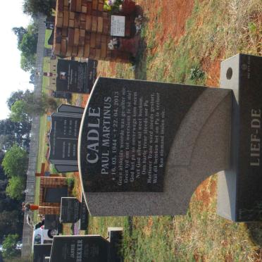 CADLE Paul Marthinus 1944-2013