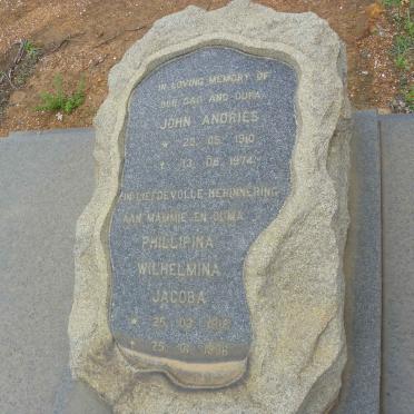 CASS John Andries 1910-1974 &amp; Philipina Wilhelmina Jacoba 1918-1996 #2