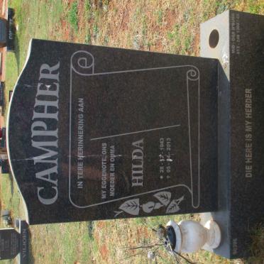 CAMPHER Hilda 1943-2013