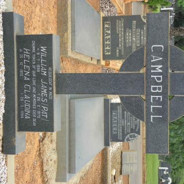 CAMPBELL William James 1899-1973 &amp; Helena Claudina 1902-1994