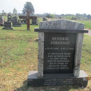 CILLIERS Hendrik Johannes 1956-2008