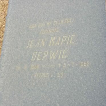 DERWIG Jean Marie 1956-1983