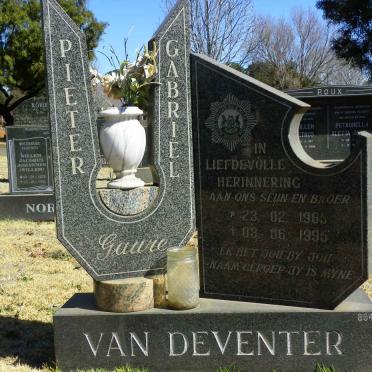 DEVENTER Pieter Gabriel, van 1965-1995