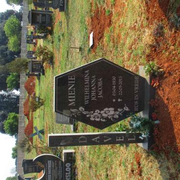 DAVEL Wilhelmina Johanna Jacoba 1930-2013
