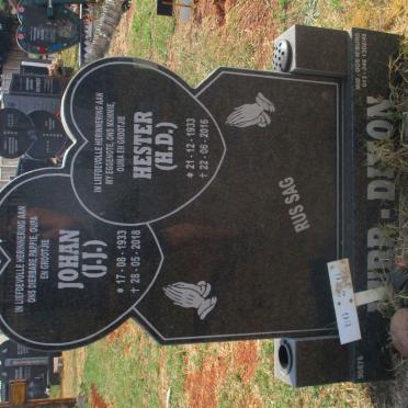 DIXON J.J. 1933-2018, ?URR &amp; H.D. 1933-2016