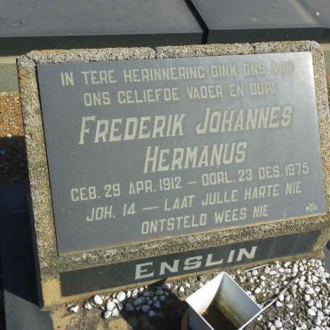 ENSLIN Frederik Johannes Hermanus 1912–1975 &amp; Aletta Johanna BEUKES 1916–1974 #2