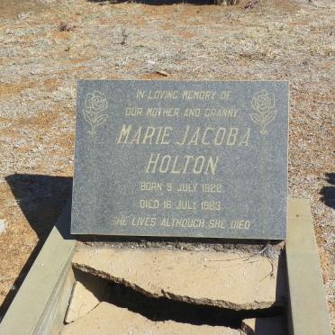 HOLTON Marie Jacoba 1922-1983