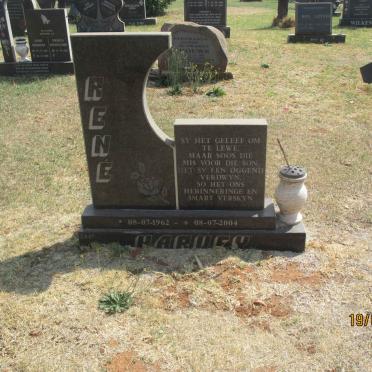 HARVEY Rene 1962-2004