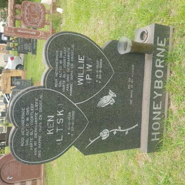 HONEYBORNE L.T.S.K. 1929-2002 &amp; P.W. 1928-2004
