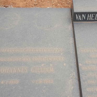 HELSDINGEN Johannes Gilliam, van 1910-1982