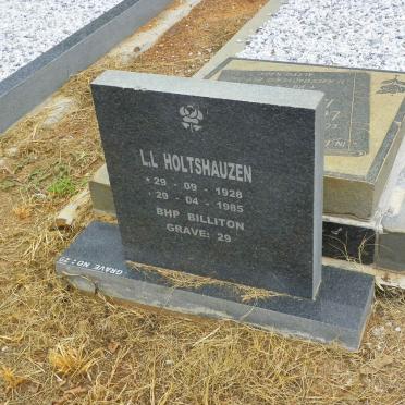 HOLTSHAUZEN Louis Lourens 1928–1985 #2 (back)