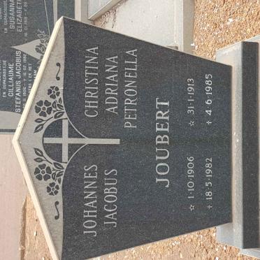 JOUBERT Johannes Jacobus 1906-1982 &amp; Christina Adriana Petronella 1913-1985