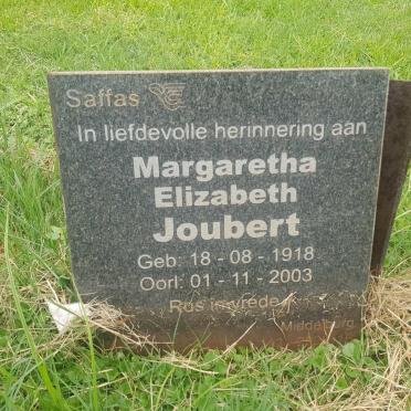 JOUBERT Margaretha Elizabeth 1918-2003