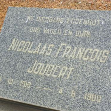 JOUBERT Nicolaas Francois 1919-1980
