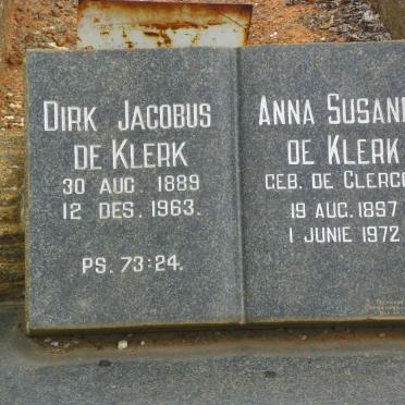 KLERK Dirk Johannes, de 1889-1963 &amp; Anna Susanna de CLERCQUE 1897-1972 :: DE KLERK Willem Sterrenberg Pretorius 1919-2007 #2