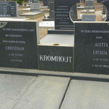 KROMHOUT Christiaan 1895-1981 &amp; Aletta Cecilia 1912-1993