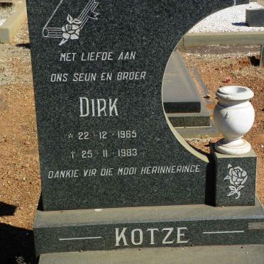 KOTZE Dirk 1965-1983