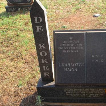 KOKER Charlotte Maria, de 1957-2010