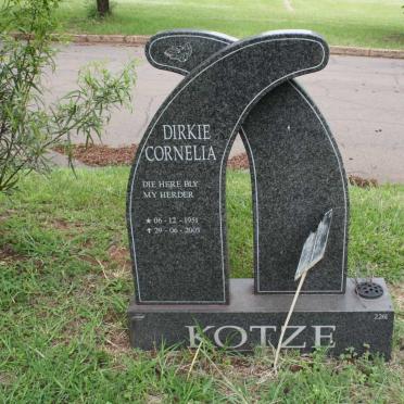 KOTZE Dirkie Cornelia 1951-2003