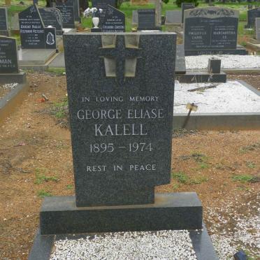KALELL George Eliase 1895-1974