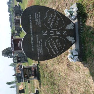 KOEN Louis Johannes 1927-2011 &amp; Johanna Isabella 1931-2008