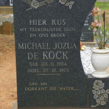 KOCK Michael Jozua, de 1934-1973