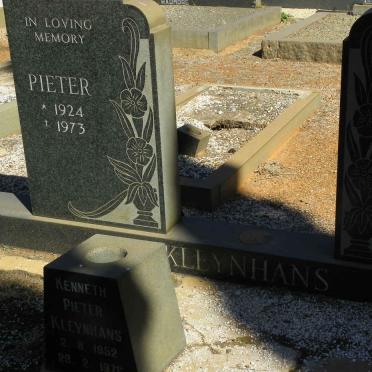 KLEYNHANS Pieter 1924–1973 :: KLEYNHANS Kenneth Pieter 1925–1976 #1