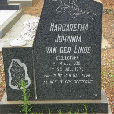 LINDE Carl August Louis, van der 1896-1974 &amp; Margaretha Johanna nee BOTHMA 1905-1979 #3