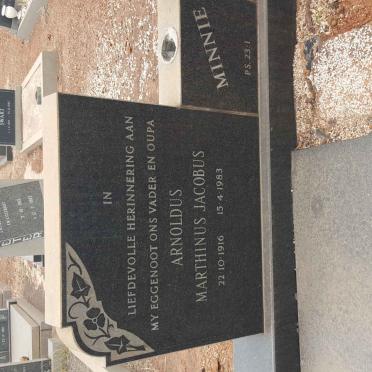 MINNIE Arnoldus Marthinus Jacobus 1916-1983 &amp; Nancy 1914-1985 #1
