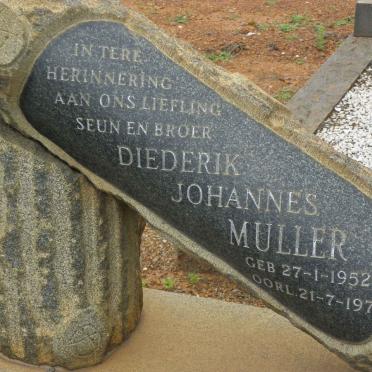 MULLER Diederik Johannes 1952-1975