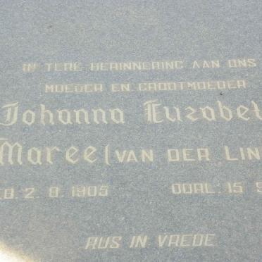 MAREE Andries Jacobus Bester 1908-1973 &amp; Johanna Elizabeth nee VAN DER LINDE 1905-1981 #3