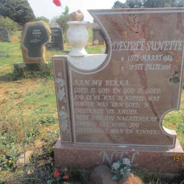 NEL Desiree Sunette 1984-2016