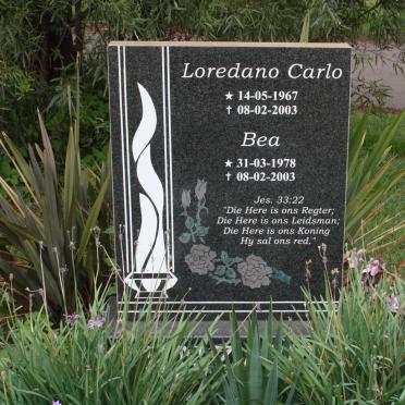 NINZATTI Loredano Carlo 1967-2003 &amp; Bea 1978-2003 #1