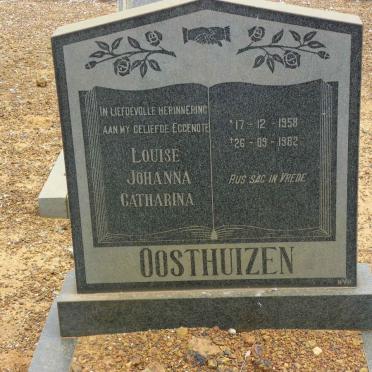 OOSTHUIZEN Louise Johanna Catharina 1958-1982