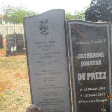 PREEZ Catharina Johanna, du 1941-2017