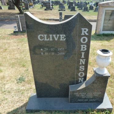ROBINSON Clive 1953-2006