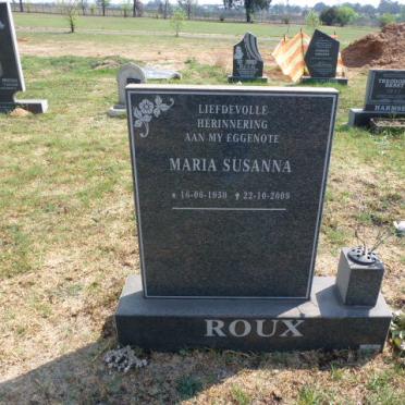 ROUX Maria Susanna 1950-2009