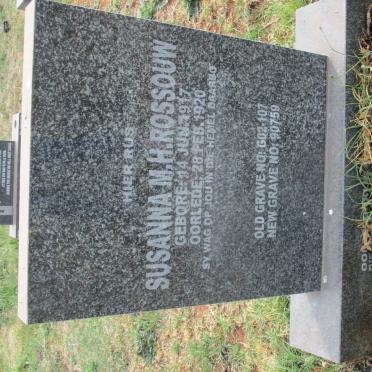 ROSSOUW Susanna M.H. 1917-1920