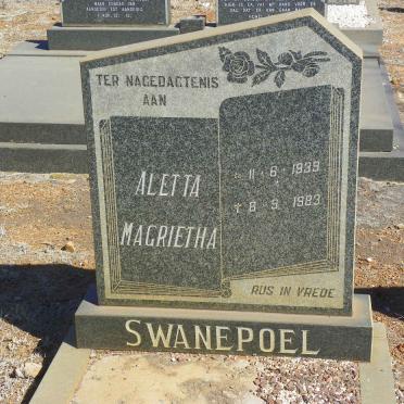 SWANEPOEL Aletta Magrietha 1939-1983